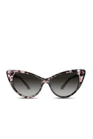 Libby Sunglasses in Purple Leopard