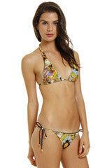 Charmed Triangle Top in Multi Color Print
